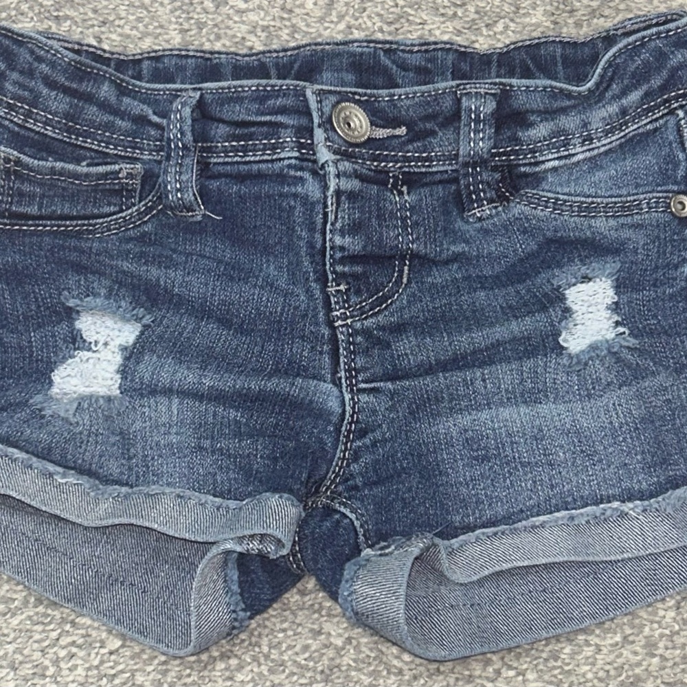 Denim Shorts - Girls Denim Shorts - Toddler Shorts - Bluejean Shorts